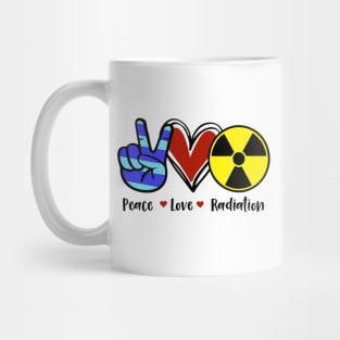 Peace Love Radiation Mug